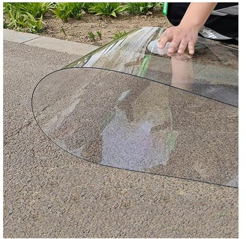 ZLRBN Panneaux Toit Transparents Résistants aux Chocs et À la Pluie, Plaque Polycarbonate, Panneaux en Plastique Remplacement, Facile À Installer (1.22x5m/4.0x16.4ft)