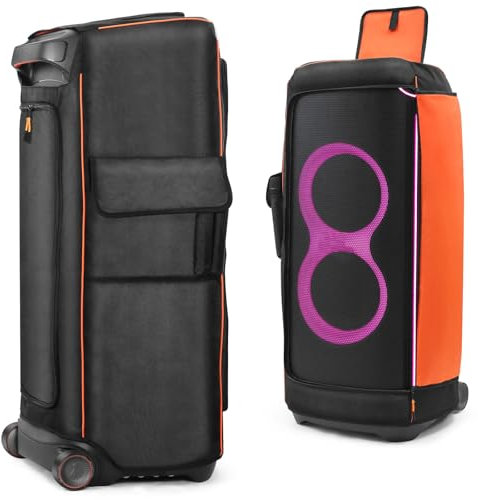 EUGOOCX Speaker Dust Cover Protective Case Sleeve for JBL PartyBox Ultimate Portable Speaker, Multifuctional Storage Bag with Pockets for Microphone and Cables