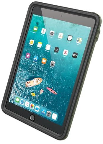 Catalyst - Custodia Impermeabile di Protezione Totale per iPad 10.2” 7.-9a Generazione (2019-2021) - Verde Militare