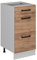 Vicco Küchenunterschrank R-Line, Goldkraft Eiche, 40 cm ohne Arbeitsplatte