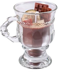 Espresso Martini Kerzen, Süß Espressotassen-Kerze Kaffeeduft-Aromatherapie-Kerzen Geschenk für Kaffeeliebhaber Einweihungsfeier Weihnachten Geburtstag (Sahne Schokolade)