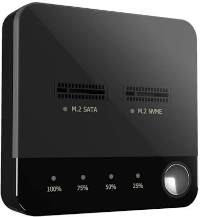 Double Bay NVMe Duplicators Solid States Disk Cloner Wiper Hard Drives Copier Solid States Disk Duplicators Docking Station