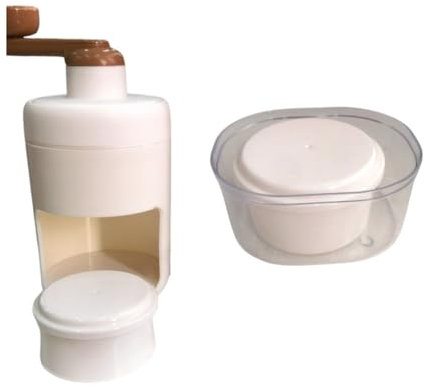 Ohulelks Licuadora Manual Pequeña para Uso Doméstico, Trituradora de Hielo, Herramientas para Preparar Batidos