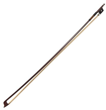 Geigenbögen in voller Größe 4/4 Premium Brasilianer Holz Violine Bogenstange echte Pferdeschwanzhaarhand -Handwund -Leichtschnur -Instrumentenzubehör für professionelle