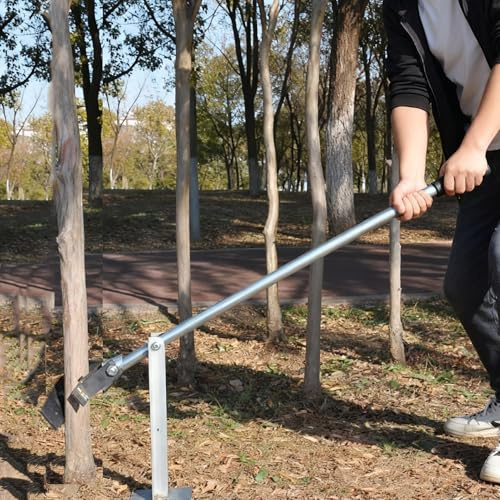 Extracteur de Poteaux de Clôture Grand Arrache-Arbre pour Arbres de 5 8 10 12 cm, Outil Robuste pour Retirer les Piquets de Tente et de Béton, Outil D'extraction de Barres D'armature pour Clôtures
