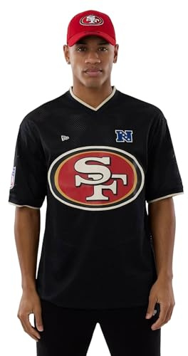 New Era San Francisco 49ers NFL Mesh Oversized T-Shirt Herren