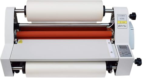Macchina laminatrice per documenti, foto e carte con controllo della temperatura, laminatrice termica a lato singolo doppio lato, larghezza massima 35 cm
