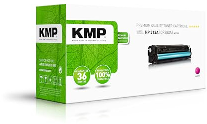 KMP Tonerkartusche passend für HP 312A Magenta (CF383A) - H-T191 - für Color Laserjet Pro MFP M476dn M476dw M476nw... etc.