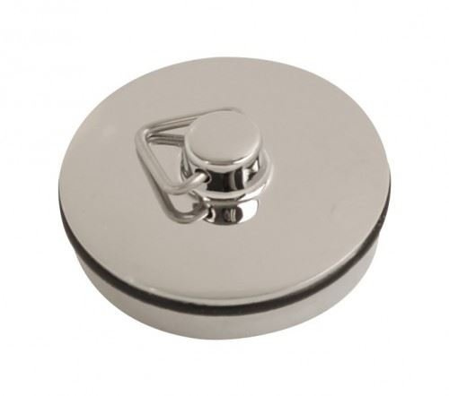 Fort Fasteners Metal Basin Plug 1.3/4 Inch Chrome Pack of 1