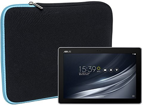 Slabo Funda Universal para ASUS ZenPad 10 Z301MFL Funda Protectora de Neopreno - Turquesa/Negro