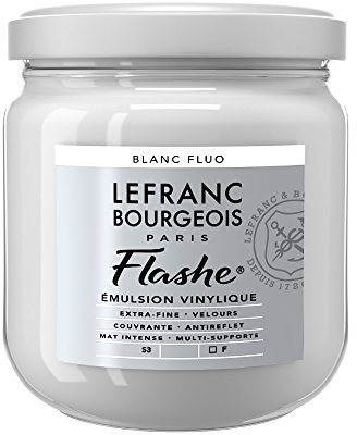 Lefranc Bourgeois Flashe Pintura acrílica, Blanco Fluo, 1 stück (1er Pack)