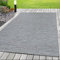 In- & Outdoor Teppich Wetterfest Balkonteppich, Terrassen Teppich, Küchenteppich, Sisal Optik Einfarbig, Flachgewebe, Größe:120 x 170 cm, Farbe:Taupe