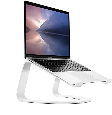 Twelve South Curve for MacBooks and Laptops | Ergonomic desktop cooling stand for home or office, white (special edition)