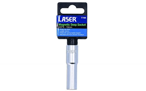 Laser 7786 Magnetic Deep Socket 3/8D 10mm