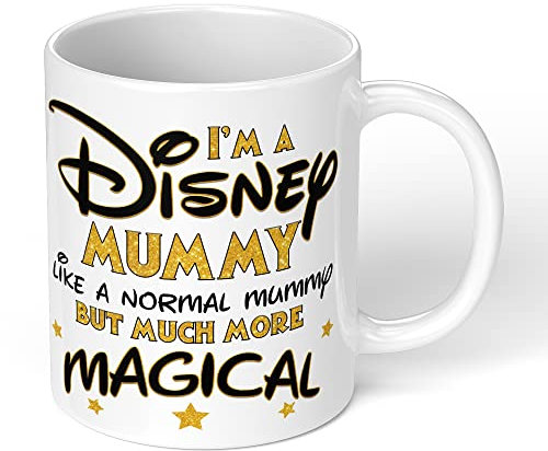 Tazza da tè con scritta Disney (lingua italiana non garantita)