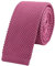 WANYING Herren 5.7cm 2.25 Schmale Krawatte Strickkrawatte Gestrickte Narrow Krawatte Knit Tie Retro Vintage Casual Büro Basic - Einfarbig Himbeerrot