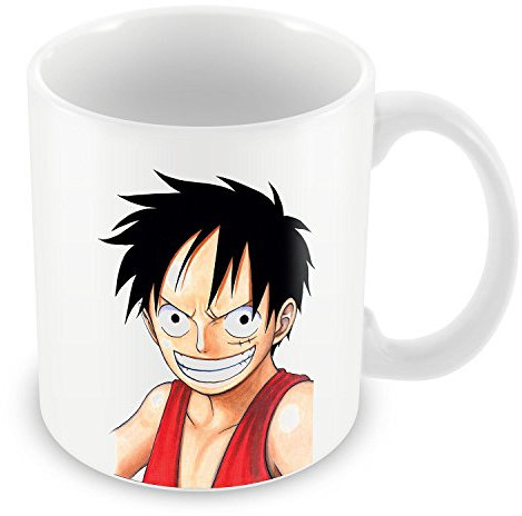 French Unicorn Mug Tasse Luffy Sans Chapeau One Piece Manga Anime Japonnais