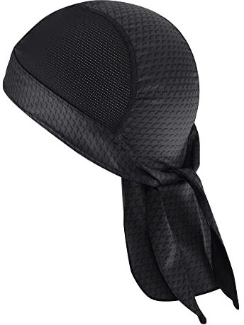 Faletony Sports Bandana Cap Unisex durag Bandana Kopftuch Piraten Mütze Fahrrad Kopfbedeckung Motorrad Schnelltrocknend Atmungsaktiv Nimmt Schweiß Bedruckte Turban Piratenhut (KW-TM-02)