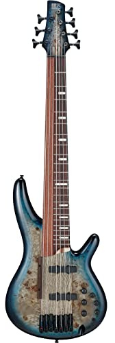 Ibanez Bass Workshop SRAS7-CBS 2nd Generation Ashula Cosmic Blue - Basse électrique à 6 cordes