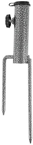 Umbrella Ground Spike Parasol Stand Holder, Lawn Spike for Parasol, Beach Umbrella Anchor, Metal Outdoor Stand Beach Insert Plug, Umbrella Base for Patio Garden Park Beach Lawn Fishing (1)