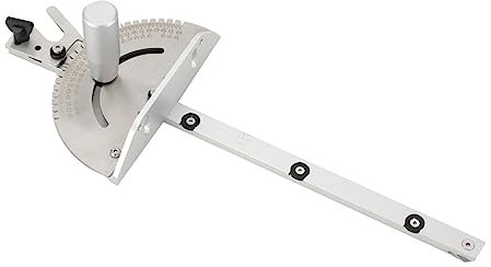 SUDEG Präzisions Gehrungslehre, Gehrungsführung,Profi Werkzeug Gehrungslehre Kupplungslehre Tischkreissäge,450mm DIY-Werkzeugsatz,Winkelgehrungslehre für Tischsäge/Trimmmaschine