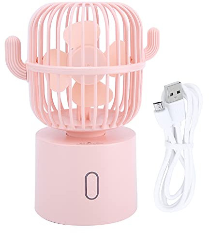 Glomora Mit Einem USB-Tischventilator Bleiben überall Kühl(Rosa)