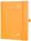 POPRUN Kalender 2025 Buchkalender (Aug.2024-Dez.2025) Hardcover, ca. A5 (22 x 16,5 cm), 17-Monate-Terminplaner, Wochenplaner 2025 mit Zertifiziertem Papier - Orange