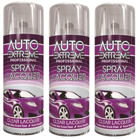 RTS Auto Extreme Clear Lacquer Spray Paint - 400ml Aerosol Spray Paint - Professional Quality, Perfect Finish, Multipurpose Exterior and Interior Spray for Cars, Bikes, Vans, Metal, Wood and more (3)