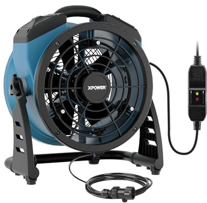XPOWER Ventilador de nebulización multiusos FM-65 y circulador de aire