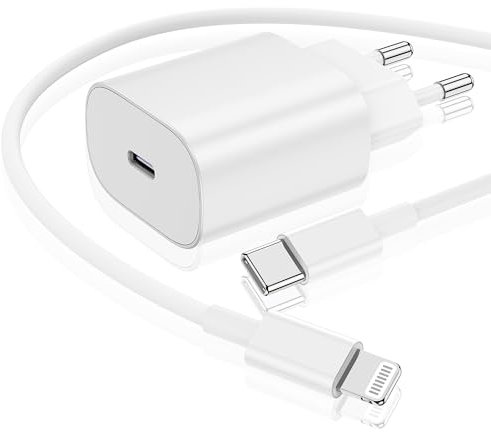 20W iPhone 14 Schnellladegerät, für Apple 13 USB C Ladegerät mit iPhone Kable 2M, USB-C Ladestecker Netzteil Adapter mit Typ C auf Lightning Ladekabel für iPhone 14 Pro Max/13/12 Mini/11/XS/8 Plus/7/6