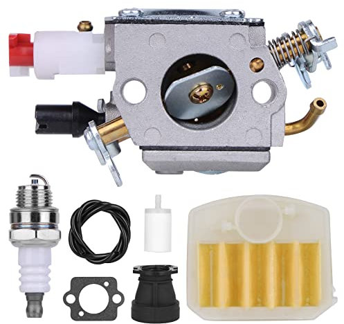 340 Carburateur de rechange pour tronçonneuse Husqvarna 340 340E 345 345E 346XP 350 350EPA 353 503283210 Carburateur double tube avec kit de filtre à air