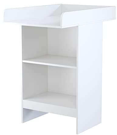 Shefa Kids 602 White Baby Changing Table – Baby Changing Unit & Changing Station, Convertible Changing Table Unit, compact baby changing table, Nursery Furniture
