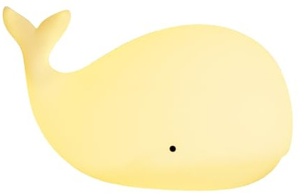 K KASONIC Night Light for Kids, RGB Silicone Toddler Nightlight, Cute Rechargeable Bedside Animal Night Lamp with Tapping Control, Children Night Lights for Bedroom, Whale