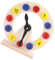 TOYANDONA 1 Satz Bildungsspielzeug Clocks für Uhr Kinderuhr holzspielsachen mädchen Toys für + holzbauklötze Bambus
