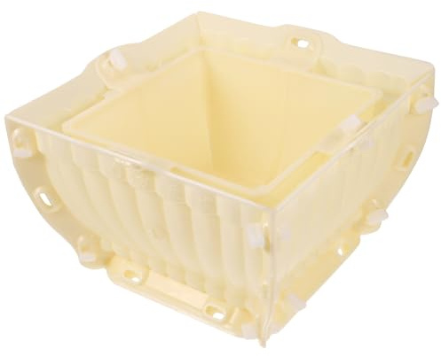 IWOWHERO Moule à Jardinière en Plastique Ovale 30x30 Cm pour Béton, Moule à Pots de Fleurs Européens Réutilisable pour Bricolage et Loisirs Créatifs en Extérieur