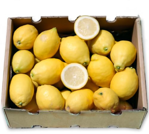 Scatola di limoni | Comprare limoni diretti dall'agricoltore, coltivati a Castellon, appena raccolti, freschi, succosi e senza sostanze chimiche (4 Kg)