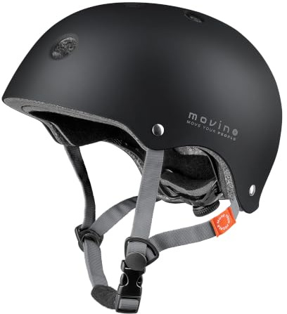 Movino Fahrradhelm Kinder und Jugendliche - Verstellbar - ABS+EPS und 11 Belüftungsöffnungen - Helm für Fahrrad, Inliner, Scooter und Skateboard - Element