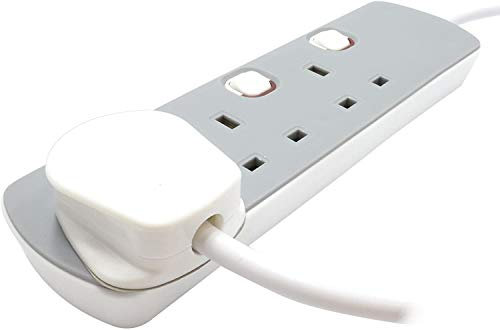 ShaniTech 3 Way Gang 0.5 Metre Individually Switched Power Extension Lead 0.5M
