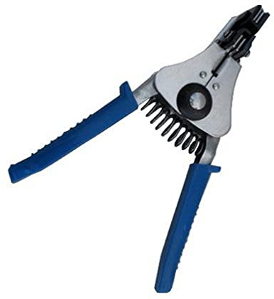 Electraline 59217 - Abisolierzange, Blau/Silber