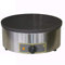Roller Grill - Crêpière Pro électrique Ø40 cm Châssis rond en inox 304 Plaque Fonte Émaillée