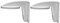 safercctv 2 Pack ds-1258zj Ersatz OEM Halterung Wand für HIKVISION IP Dome Kamera ds-2cd2132-i