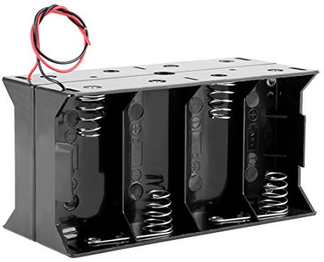 Aexit 12V Battery Holder Case Storage Box 8 x 1.5V D Batteries Wire Leads (4ed4ad207499140ab89288ba5a38df28)