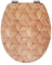 Wirquin 20723077 Abattant WC avec frein de chute Diplomat 100% FSC, top fix, déclipsable, osier