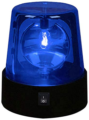 MOVKZACV LED Strobe Light, 360° Rotating DJ Flashing Stage Effect, Battery Powered Car Siren, Disco Party Rotating Lamp