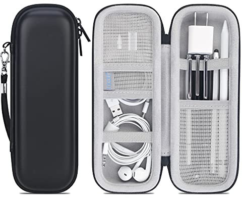 Lacdo Apple Pencil Custodia Rigida per Apple Pencil Pro, Apple Pencil (USB-C), Apple Pencil 2nd/1st, Samsung Stylus Pen, Surface Pen, iPad Pencil Accessories Hard EVA Custodia Protettiva Case, Nero