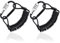OneGas Motorcycle Helmet Cable Lock, Portable High Security Carabiner Combination PIN Lock for Motorbike Helmet, Jacket and Bag Luggage, Black（2Pcs）