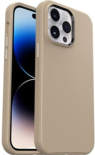 OtterBox Symmetry Hülle für iPhone 14 Pro Max, sturzsicher, schützende dünne Hülle, 3X antimikrobieller Schutz, Beige