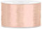 25 Meter Satinband Pfirsich 50mm breites Schleifenband Geschenkband Dekoband Stuhlband Stuhlschärpe Tischdeko Eröffnung Pfirsiche Schleife