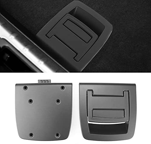 Jaronx Compatible with BMW Trunk Mat Carpet Handle for 5'E60/F07/F11 2003-2016, X5 E70/F15 2006-2018, X6 E71/F16 2007-2019, Rear Trunk Mat Floor Carpet Handle Repalcement (Without Locking Function)