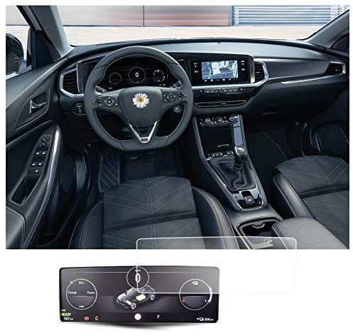 BIXUAN 12 mit Opel Mokka B Mokka-e Grandland 2022+Navigation Schutzfolie,Displayschutzfolie Navi Folie Zubehör(Nanofolie 2 Stück)